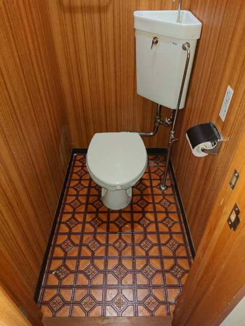 トイレ　床　リフォーム　松本市